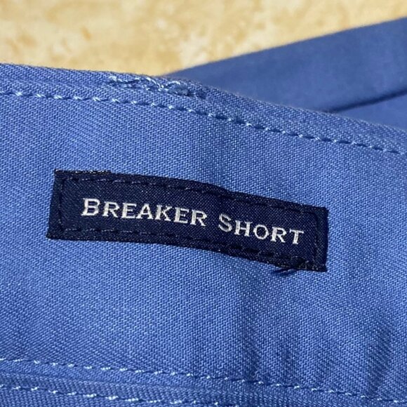 Vineyard Vines "Breaker Short" Blue w/ Neon Green Sailfish Golf Shorts Men's W30 - Picture 7 of 8